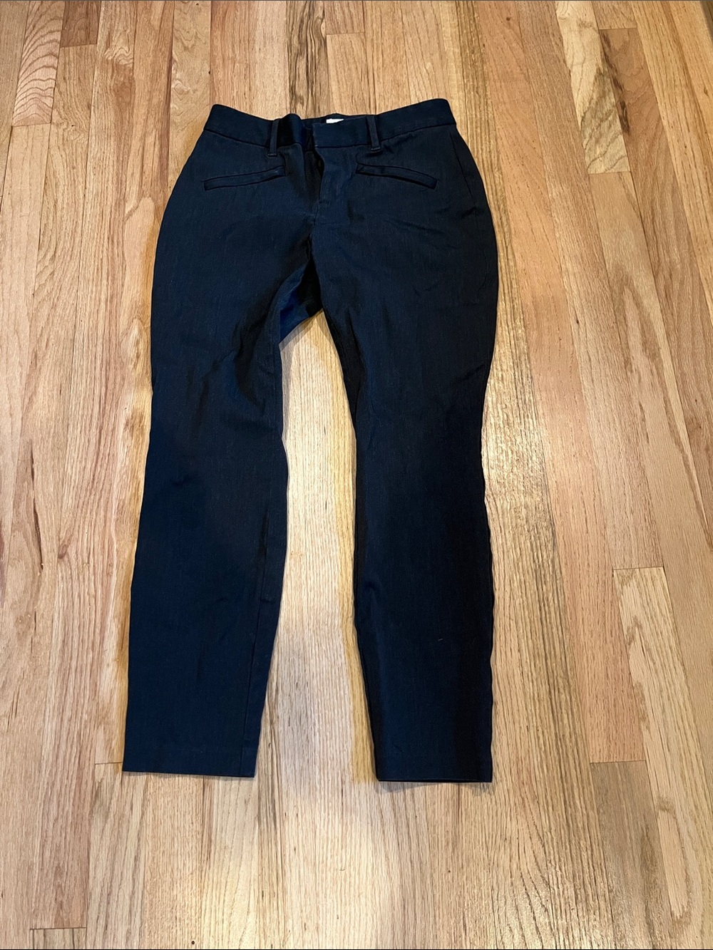 Women's Dark Gray Curvy, Skinny Pants Sleek Stretch Fit